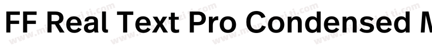 FF Real Text Pro Condensed Medium字体转换